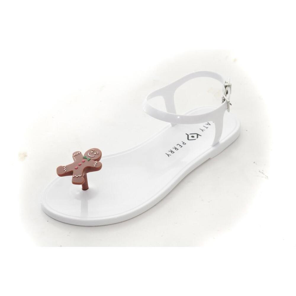 Katy Perry The Geli Sandals Gingerbread Christmas Theme Flipflops Shoes 7M